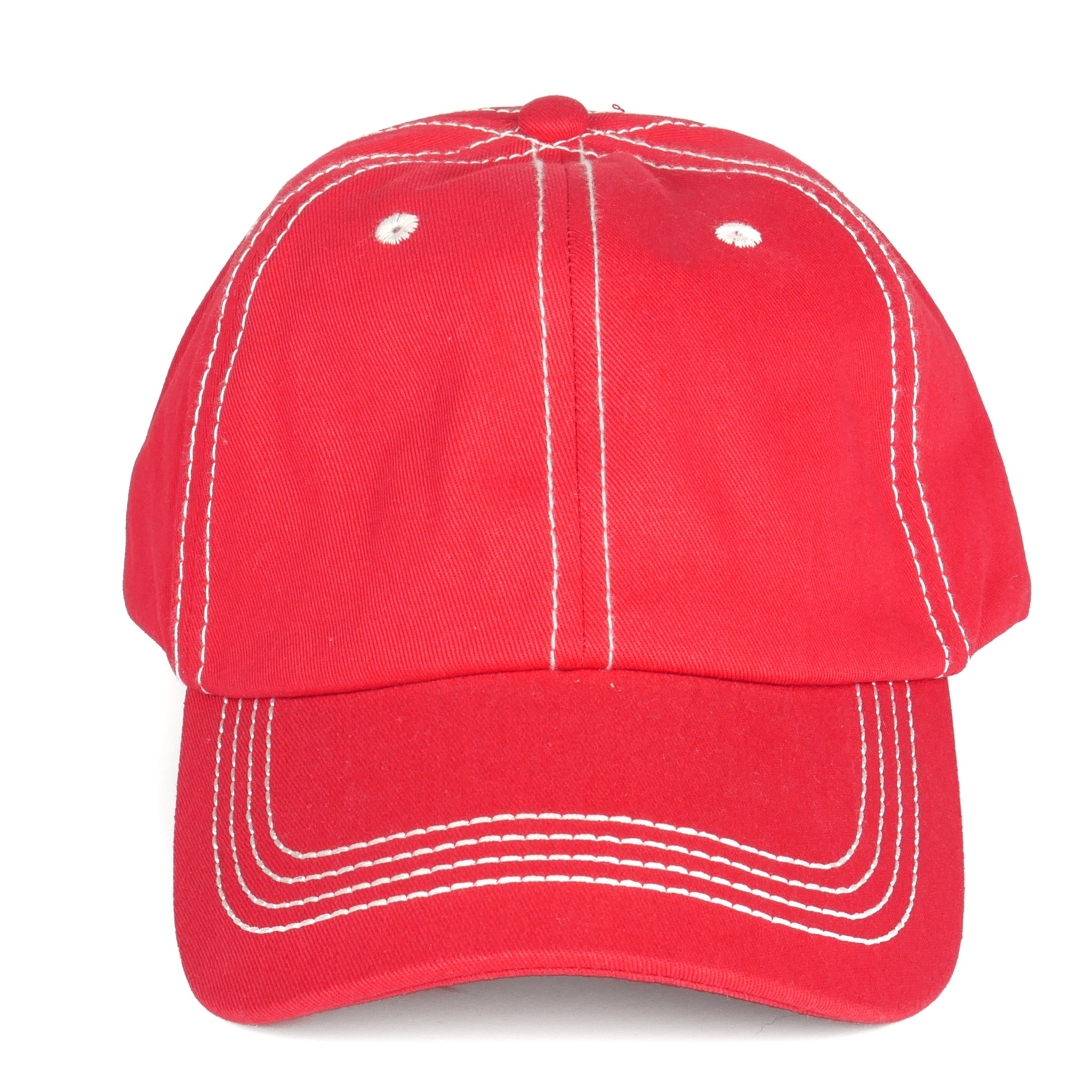 Stitch Dad Hat - Red