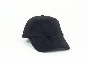 Suede Dad Hat - Black