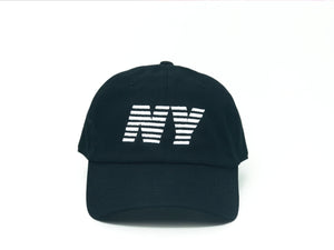 Striped NY Dad Hat     (+ colors)