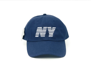 Striped NY Dad Hat     (+ colors)